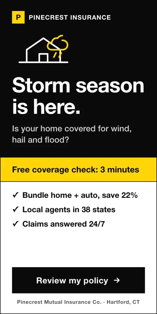 Pinecrest Home Insurance · 300×600