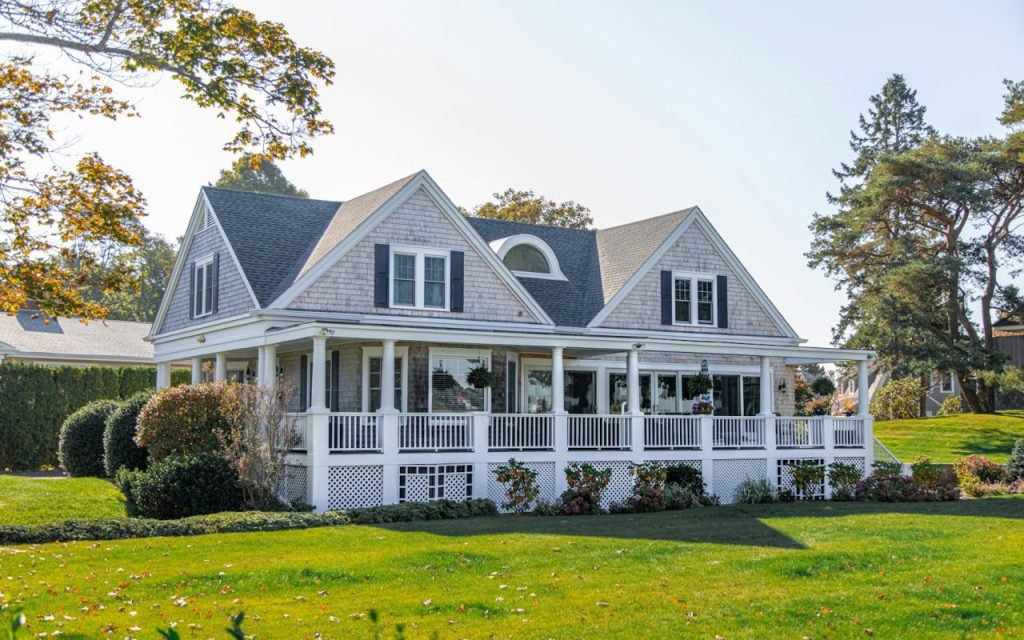 Front porch of a family home