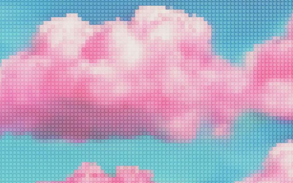 Detailed pixel art scene with bright colors